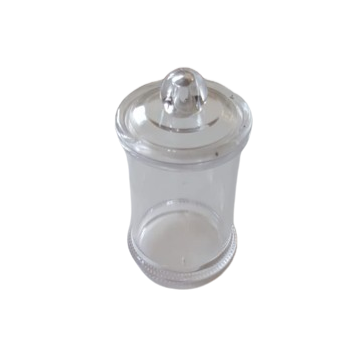 Barattolo plt con tappo cf 6 pz. d.4xh.6cm-trasparente