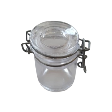 Barattolo plt chiusura ermetica cf 6 pz. d.4,5xh.6cm-trasparente