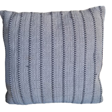 Cuscino cotone disegnato l.42x42cm-grigio