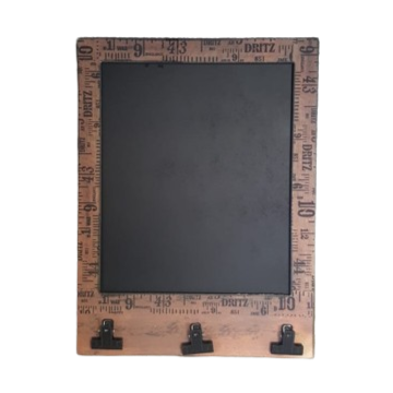 lavagna mdf con clips 32xh.42,5cm-marrone