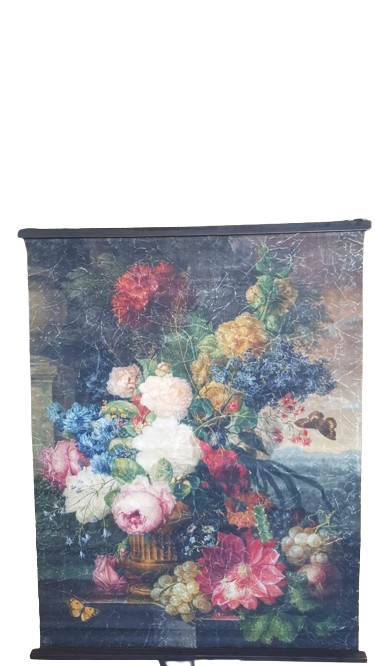 Pannello carta decorato l.94xp.2xh.122cm-colori vari