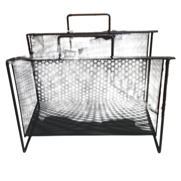 porta riviste in metallo