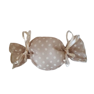 sacchetto confetti organza caramella