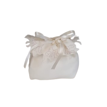 sacchetto confetti con fiocco