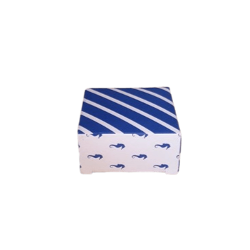 Scatolina porta confetti cavalluccio marino confezione pz.20 l.6xp6xh.3cm-blu