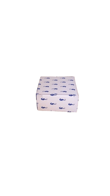 Scatolina porta confetti cavalluccio marino confezione pz.20 l.6xp6xh.3cm-blu