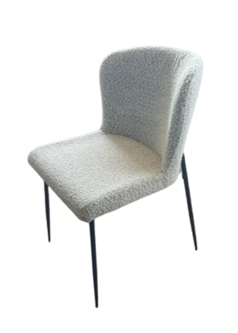 sedia tessuto bouclé