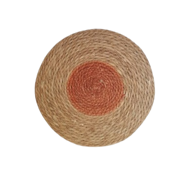 Sottopiatto corda d.38-naturale-arancio