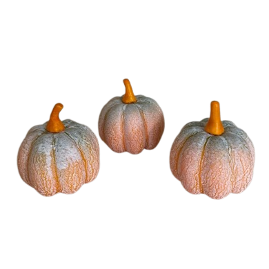 Zucche decorative d.6 confezione pz.12-arancione
