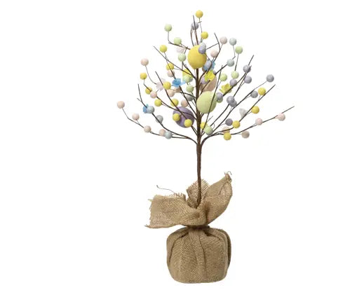 Albero di Pasqua Lun.24cm Lar.24cm Alt.40cm-multicolore