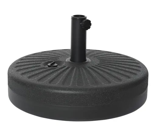 Base ombrellone riempibile Dia. 51cm Alt.29.5cm-nero