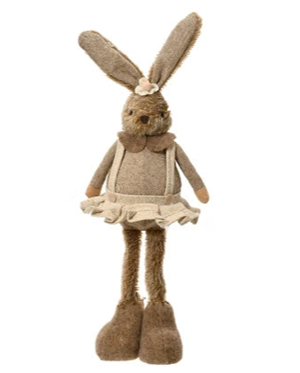 Coniglietta poliestere Lun.15cm Lar.9cm Alt.50cm-marrone