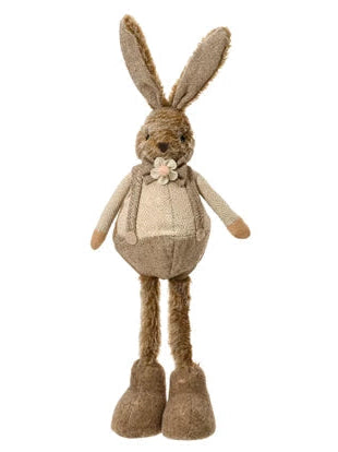 Coniglietto poliestere Lun.15cm Lar.9cm Alt.50cm-marrone