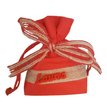 Sacchetto laurea c/fiocco l.9xh.10cm confezione pz. 12-rosso