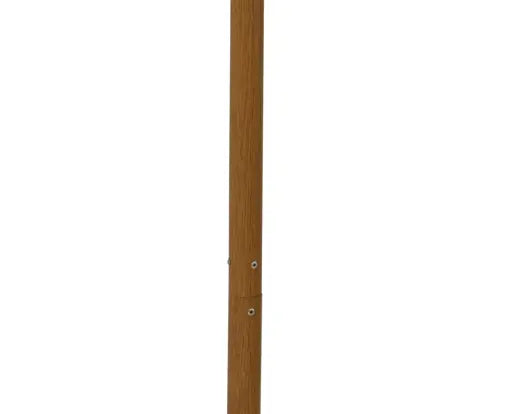 Ombrellone in cotone e poliestere con ricami Dia.208cm Alt.230cm-crema