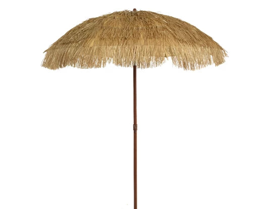 Ombrellone d.180 cm Alt. 210 cm-naturale