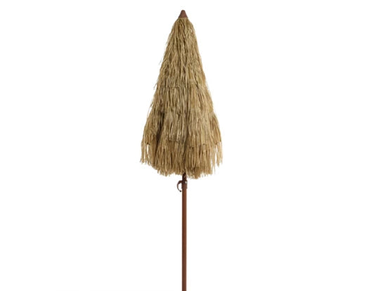 Ombrellone d.180 cm Alt. 210 cm-naturale