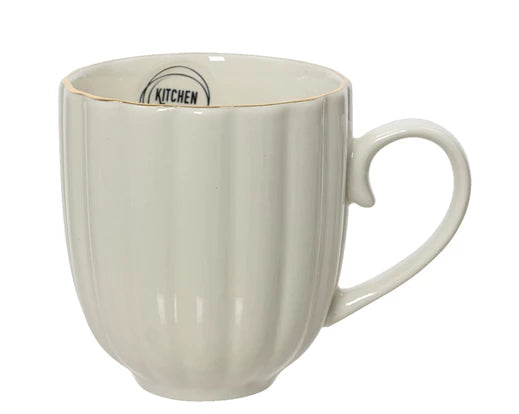 Tazza in porcellana Lun.13xLar.9.3x Alt.9.9cm-bianco