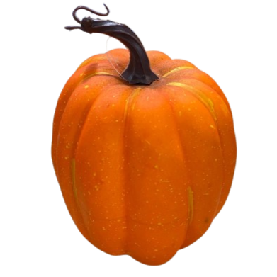 Zucca foam 14xh.19cm-arancio