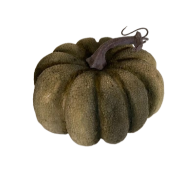 Zucca decorazione d. 14xh.11cm-verde