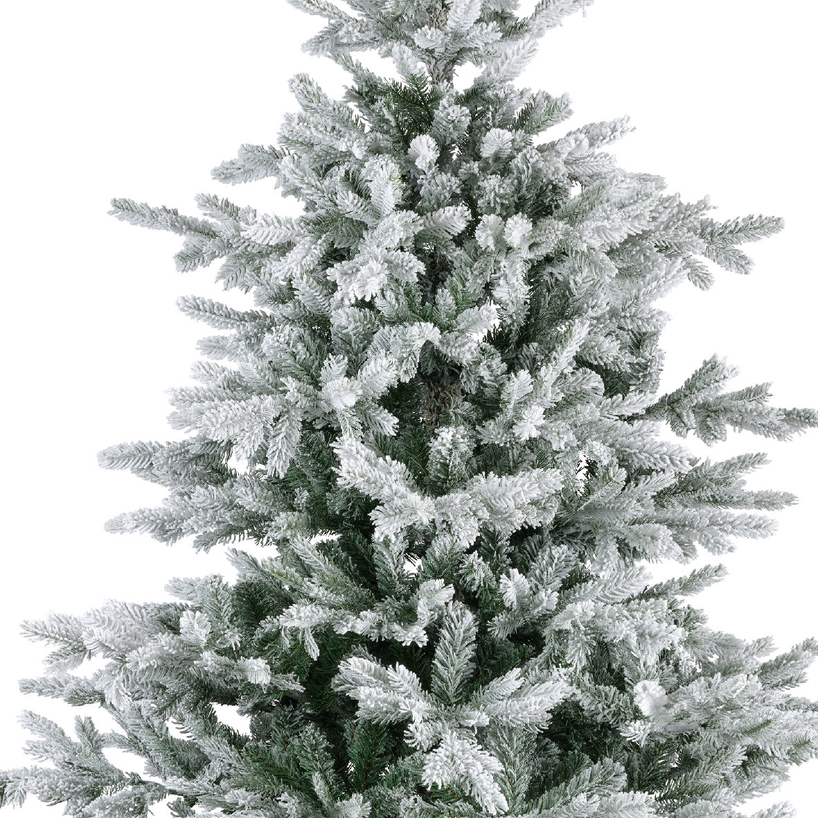 Albero Natale h.210 d.150 Pino Frosted Grandis Fir