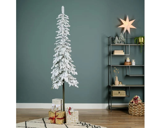 Albero Natale Alpine Fir snowy d.60xh.240cm-innevato