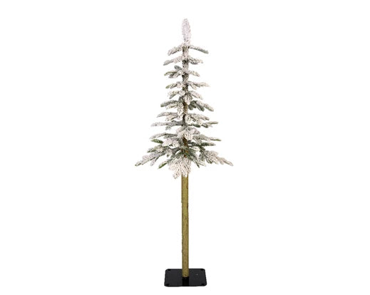 Albero Natale Alpine Fir snowy d.36xh.150cm-innevato