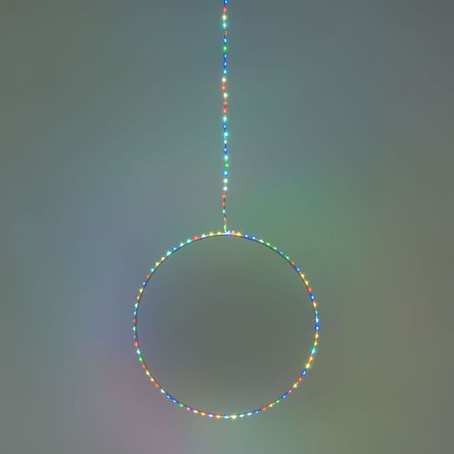 Cerchio 2D ø37 cm MicroLED Multiflash RGB con cavo luminoso LT