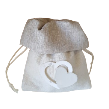 sacchetto confetti cotone