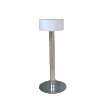 Lampada senza cavi d.15xh.49cm-bianco e argento