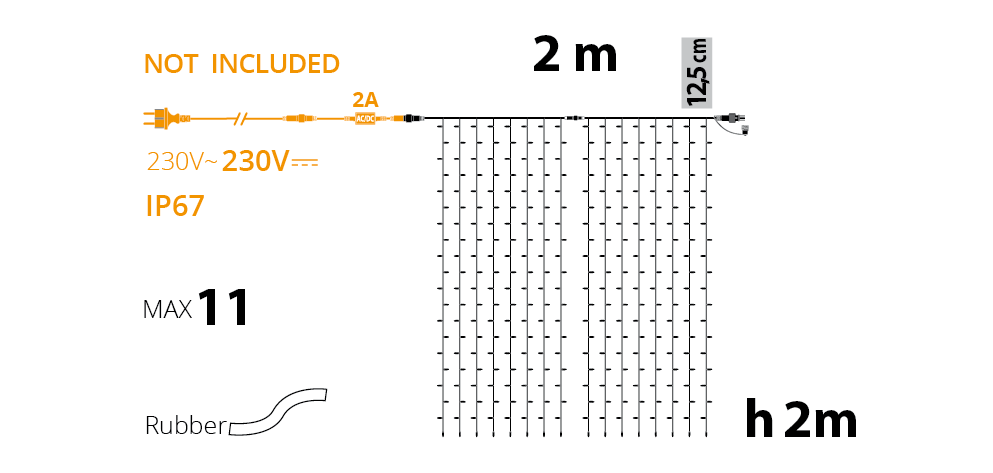Tenda LCR 320 MaxiLED (32F) 2xH2m