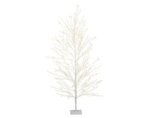 Albero luci white D.60 cm H.150 cm Micro LED tree pvc steady outdoor white/warm white