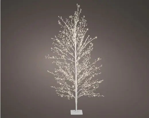 Albero luci white D.60 cm H.150 cm Micro LED tree pvc steady outdoor white/warm white