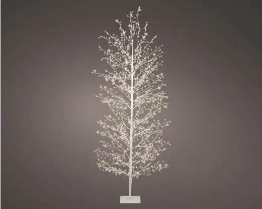 Albero luci white  D.70cm H.180cm Micro LED tree pvc steady outdoor white/warm white
