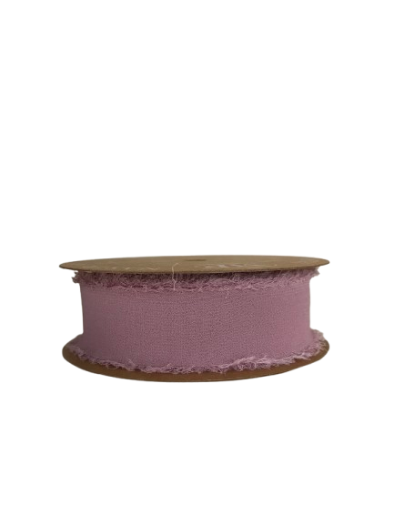 Nastro Chiffon mm 30x10 mt-rosa scuro