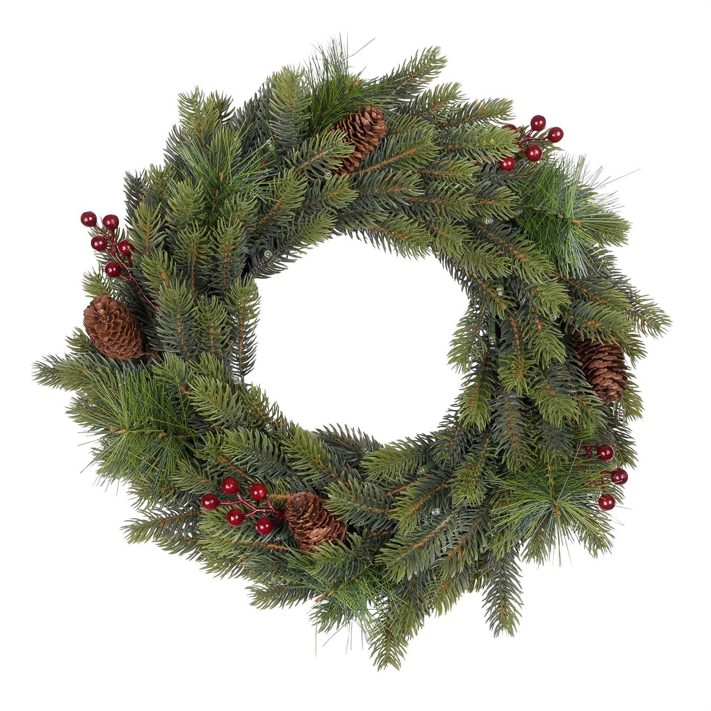 Corona LFA Prelit PE Dec. ø40cm 50 LED 3AA