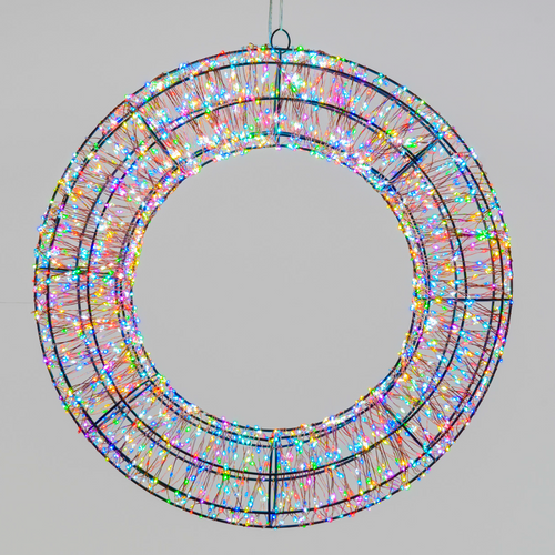 Corona Marrone 3D ø55cm HDM 3000 MicroLED Multiflash RGB