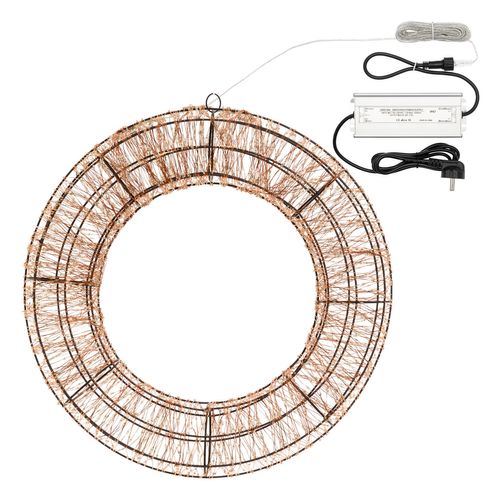 Corona Marrone 3D ø55cm HDM 3000 MicroLED Multiflash RGB