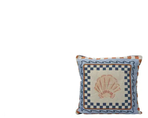 Cuscino mare Lun. 43 cm Lar. 43cm Alt. 4cm-azzurro