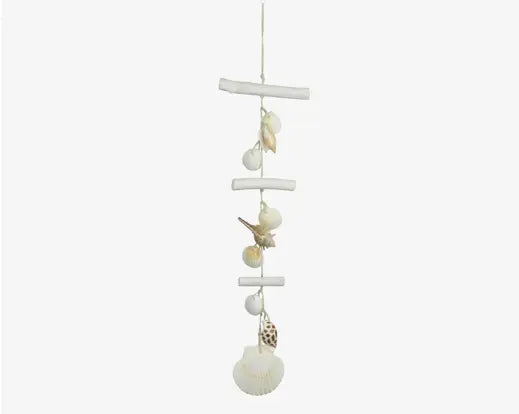 Pendente conchiglie Lun. 3 Lar.16&nbsp; Alt. 58 cm-naturale