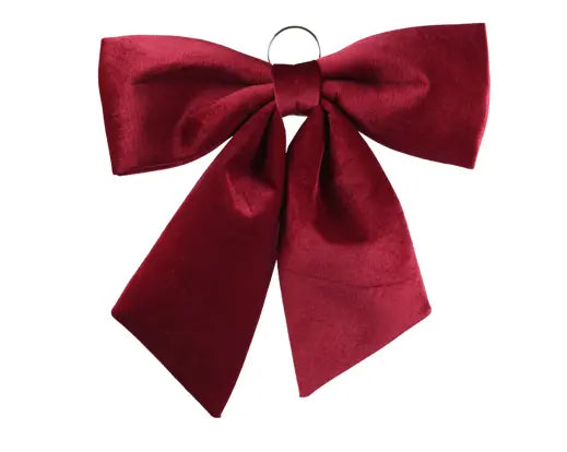 Fiocco velluto lun. 66 lar. 3 alt. 72 cm-bordeaux