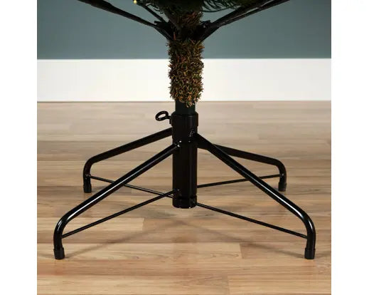 Albero Kenmore fir micro led dia 120 cm h. 210 cm-verde con luci incorporate bianco caldo