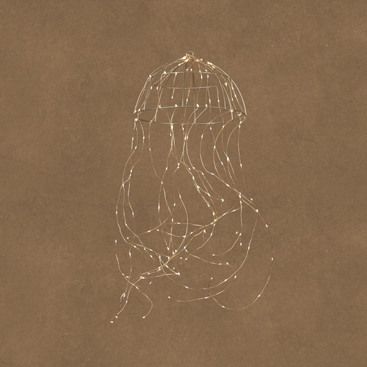 Decorazione luminosa medusa
