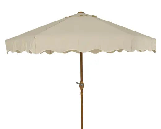 Ombrellone in poliestere Dia 220x Alt.222cm-avorio