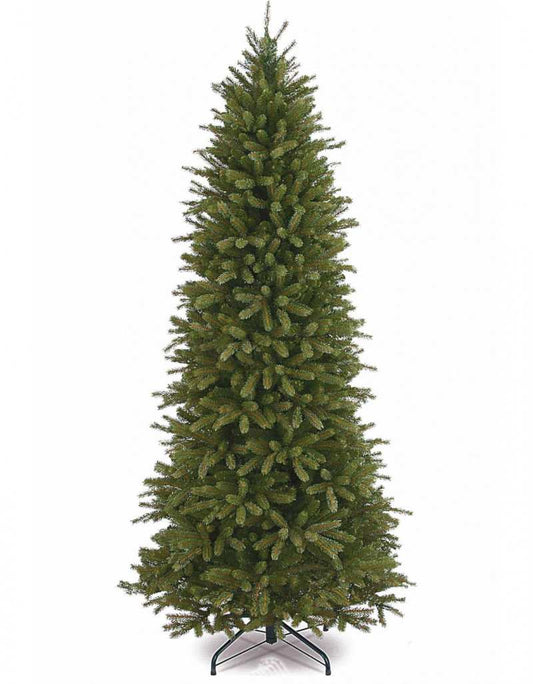 Albero Natale h.225cm Pino Poly Jersey Fraser Pencil-verde